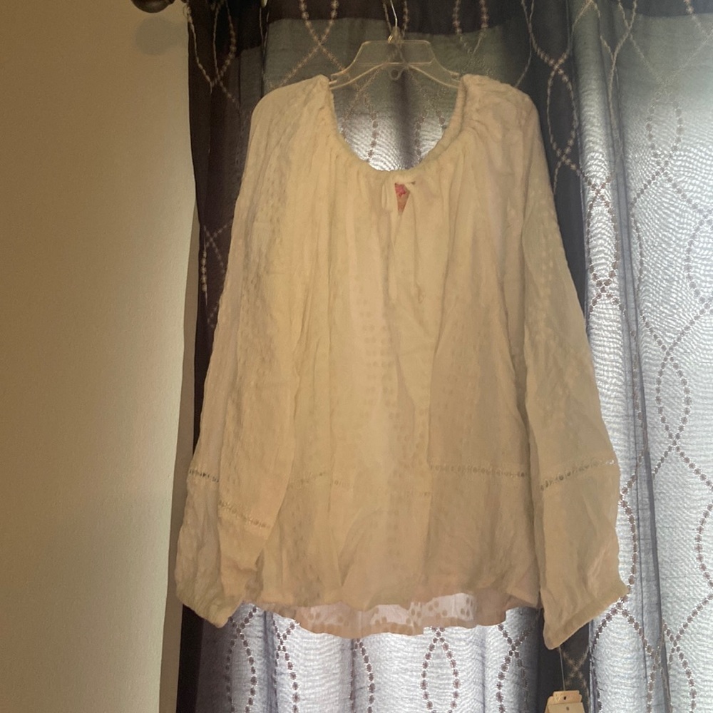 Girls white dressy top!!